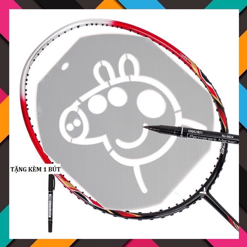 Miếng logo hãng cầu lông Victor. Lining. Yonex. Lindan
