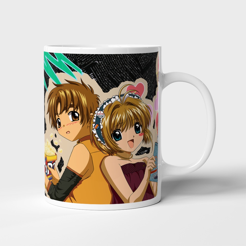 Cốc uống nước Anime, ly in hình CARDCAPTOR SAKURA - Mẫu 1. Nhận in theo yêu cầu