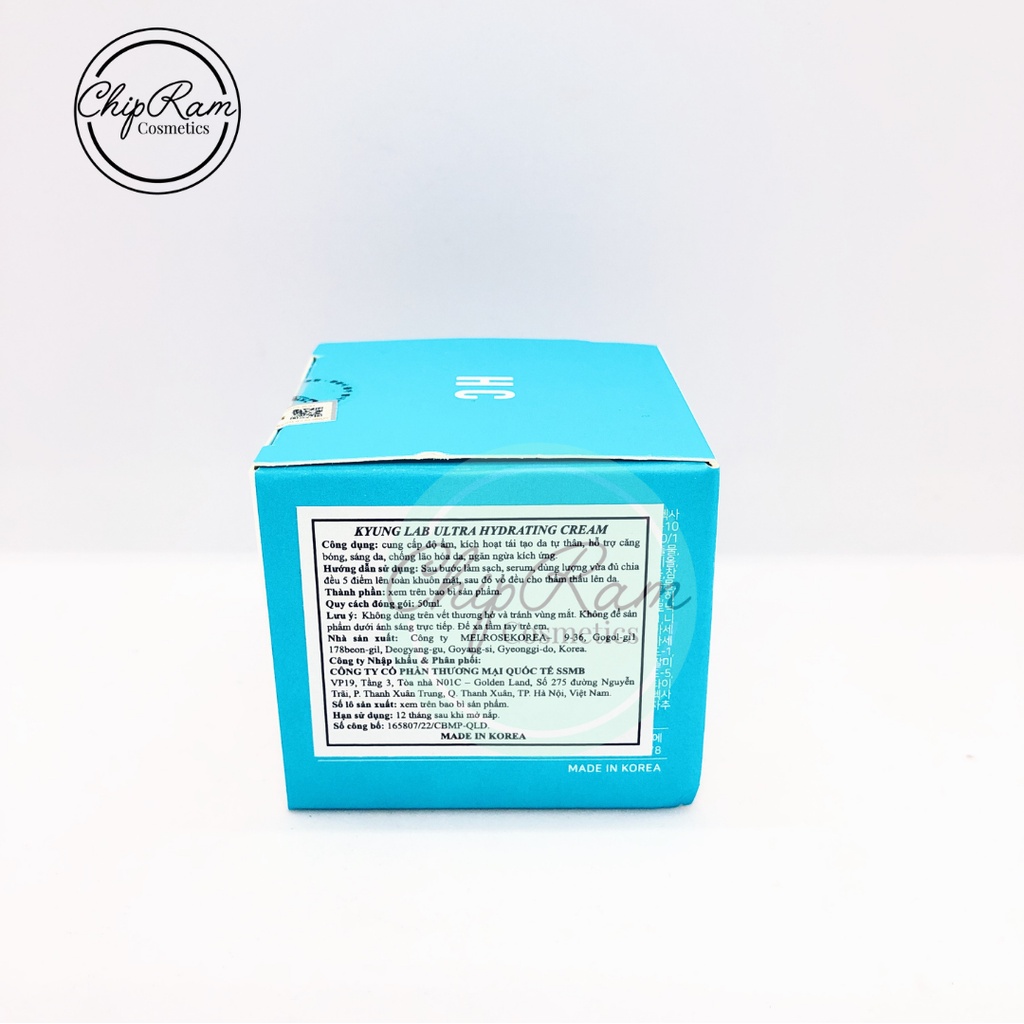 KEM DƯỠNG ẨM CHUYÊN SÂU ULTRA HYDRATING CREAM KYUNGLAB 50ML