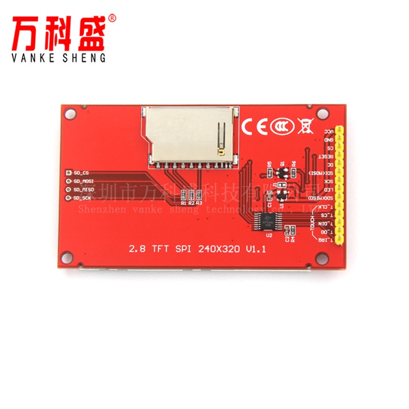 Mô Đun Màn Hình Lcd 2.8 Inch Spi 240x320 Tft Ili9341 4 Io Less