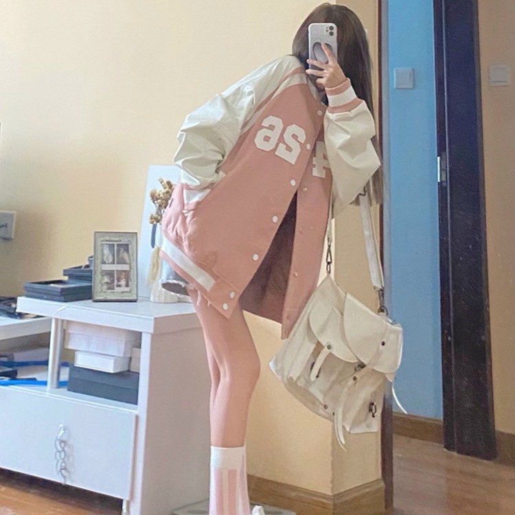 Áo Khoác Bomber Da Lộn Nam Nữ F4-26, chất da lộn mềm mịn thời trang Form<70kg PHUCXO SHOP