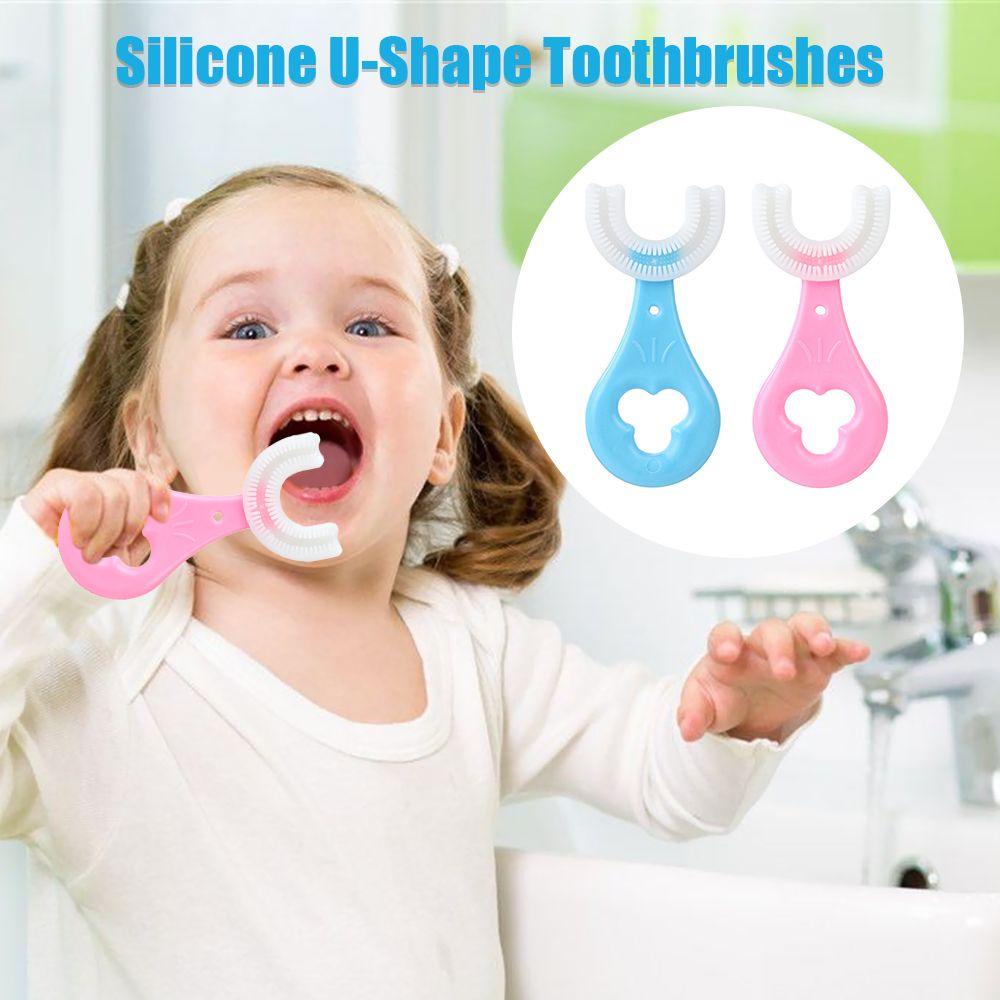 NIUYOU Bàn Chải Đánh Răng Hình Chữ U / Chân Mèo / Ngôi Sao Xinh Xắn