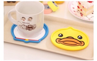 Lót ly Rilakkuma và vịt dễ thương