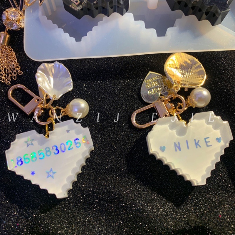 Hộp Sequin Hình Chữ Dùng Trang Trí Móng Tay Nghệ Thuật