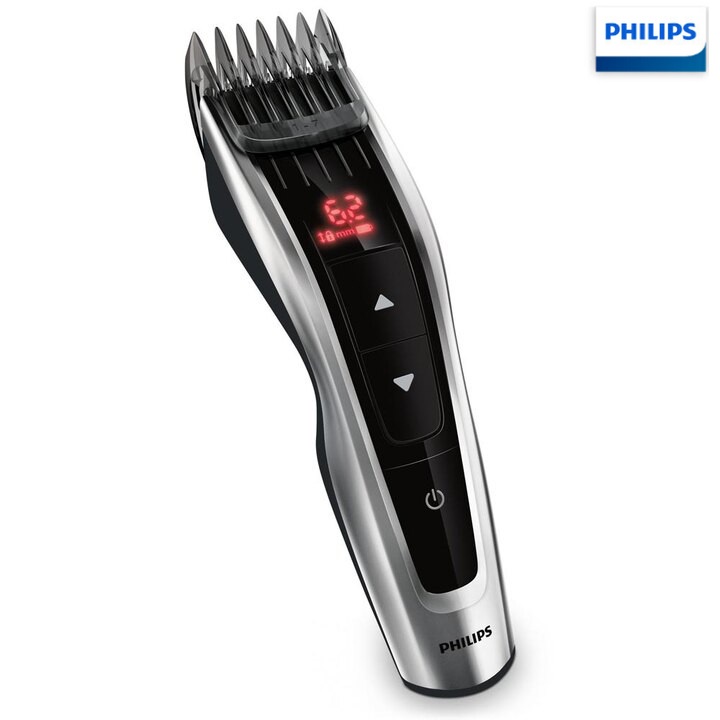 Tông đơ cắt tóc cao cấp Philips HC7460/15 - Đầu cắt: Lưỡi thép không gỉ tự mài