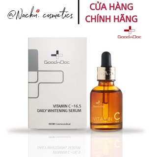 Serum vitamin c mờ thâm nám trắng da goodndoc vitamin c 16.5 daily whitening serum 30ml