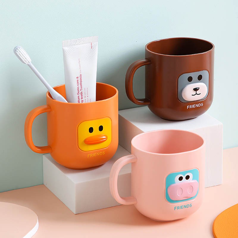 Cốc Súc Miệng Kiểu Hoạt Hình Xinh Xắn Đáng Yêu Cho Bé