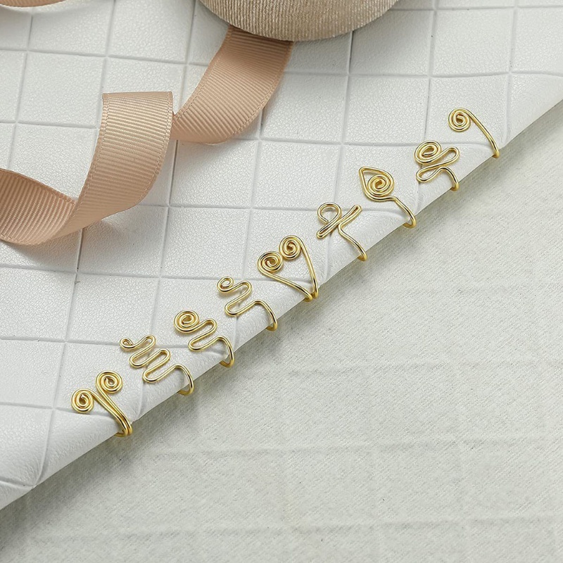 Bộ Khuyên Mũi Không Xỏ Bằng Hợp Kim Nhỏ Gọn Và Đơn Giản