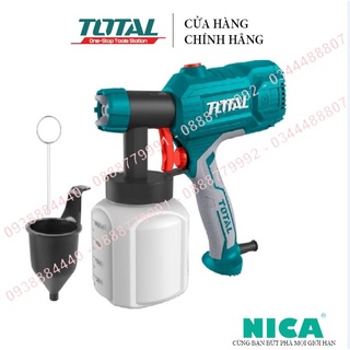 Máy phun sơn dùng điện TOTAL TT3506 220-240V, công suất 450W, lưu lượng tối đa 380ml/phút - chính hãng