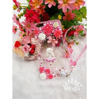 Ốp lưng handmade đính đá ms 426