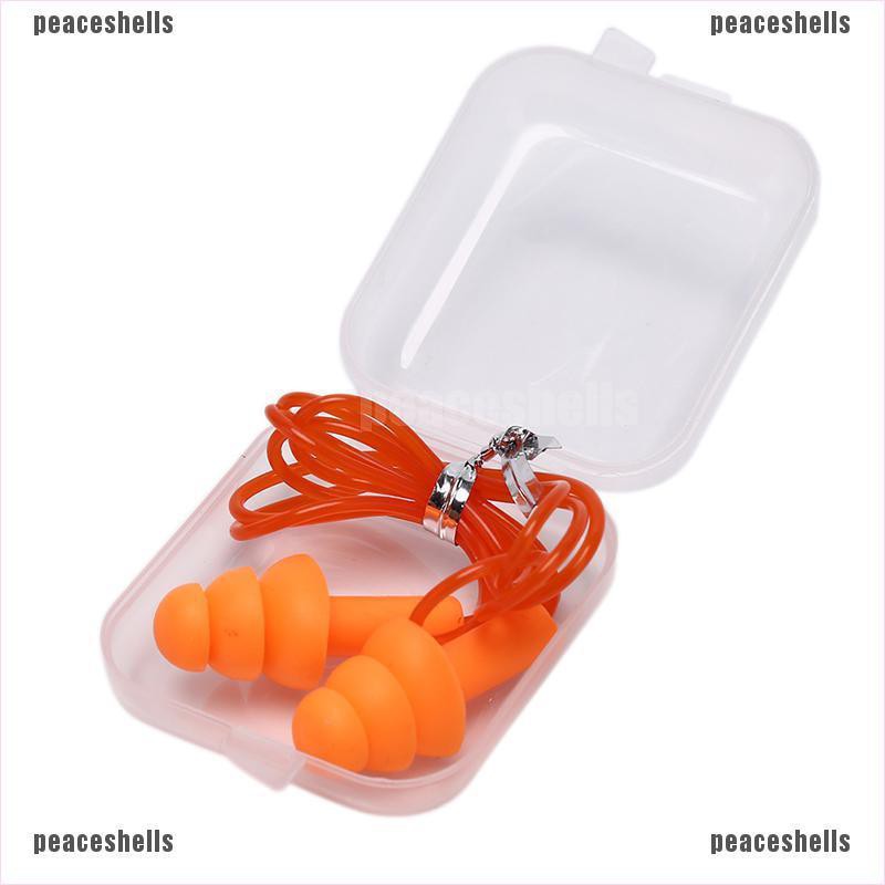 Nút Bịt Tai Chống Ồn Bằng Silicone Có Thể Tái Sử Dụng