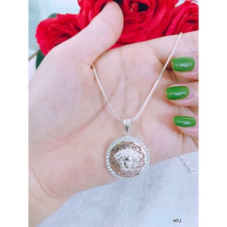 Dây chuyền bạc mặt versace ms 340