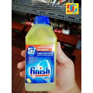 Dung dịch tẩy cặn và vệ sinh máy rửa bát Finish chai 250ml
