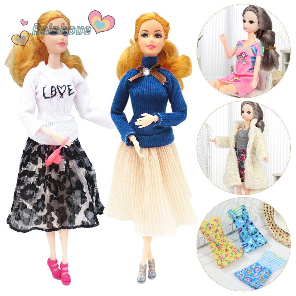 RAINBOW Casual Wear Newest Doll Accessories Dolls Dress 30cm Kids Gift Toy DIY Girl Clothes