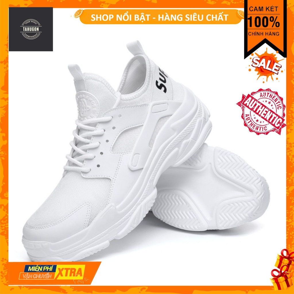 Giày thể thao nam sup Tahugon đẹp cao cấp, Giày sneaker nam tăng chiều cao sport siêu đẹp êm chân - Mã THGTT06