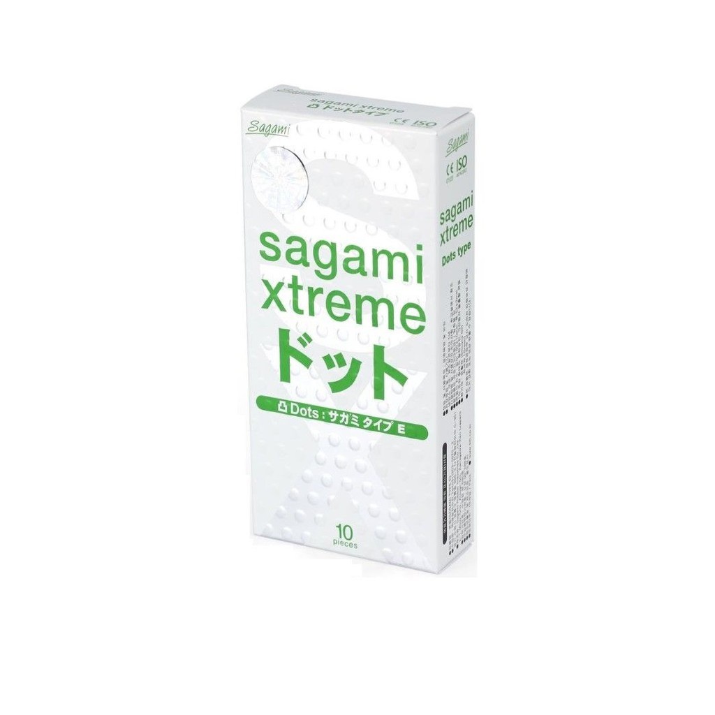 Bao Cao Su Sagami Extreme White Gân Gai Chính Hãng Xuất Xứ Nhật Bản Hộp 10c