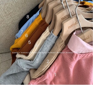 Áo len cổ tròn chất dày dặn