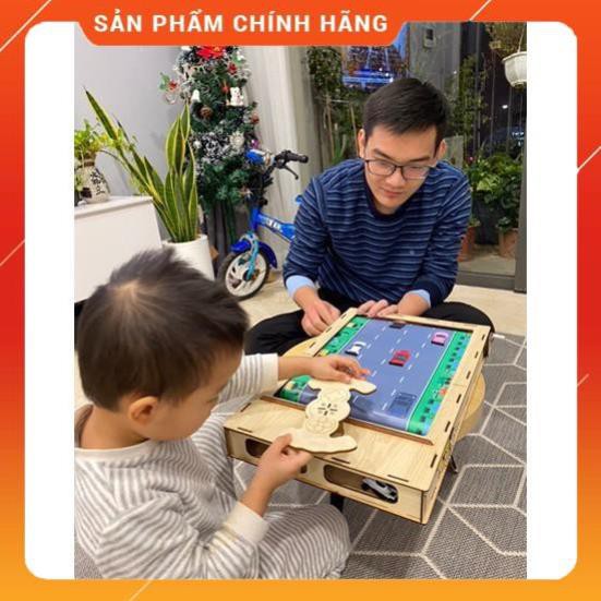 [MÙA DỊCH THAY ĐIỆN THOẠI] BỘ ĐỒ CHƠI MÔ HÌNH ĐUA XE Ô TÔ ĐỊA HÌNH GỖ HANDMADE ZUNNY ĐUA XE SIÊU TỐC