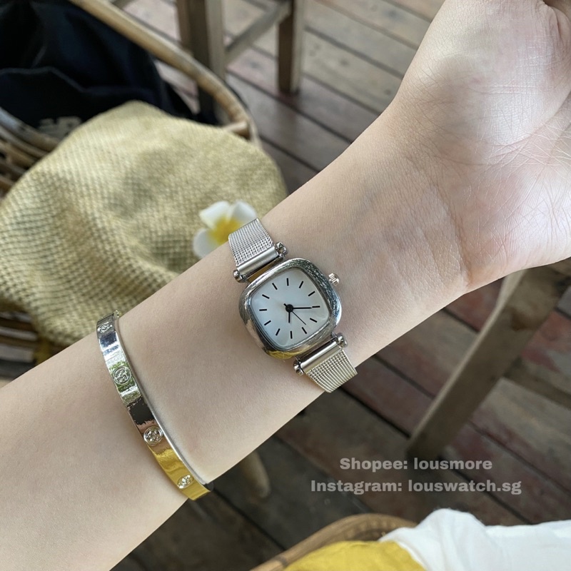 Đồng hồ nữ JIC dây thép cao cấp kiểu dáng thời trang thanh lịch DHT4 LOUSMORE