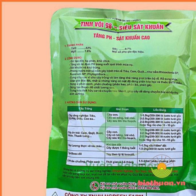 Tinh Vôi Khử Trùng Đất Và Xử Lý Đất - tinh vôi 98 siêu sát trùng