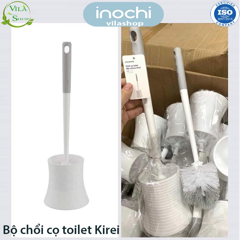 Bàn Chải Nhà Tắm, Bộ Chổi Cọ Toilet Kirei, Chổi Cọ Nhà Vệ Sinh Đa Năng INOCHI, Nhựa Cao Cấp Chắc Chắn Tiện Dụng