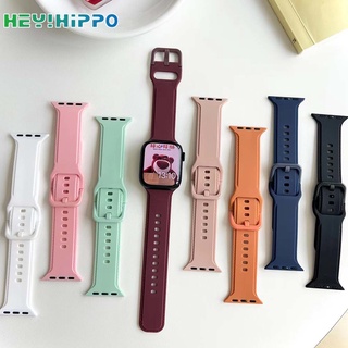 Bộ Dây Silicone + Vỏ Bảo Vệ Cho Đồng Hồ Thông Minh iwatch 7/6/5/4/SE Size 45/44/42/41/40/38mm