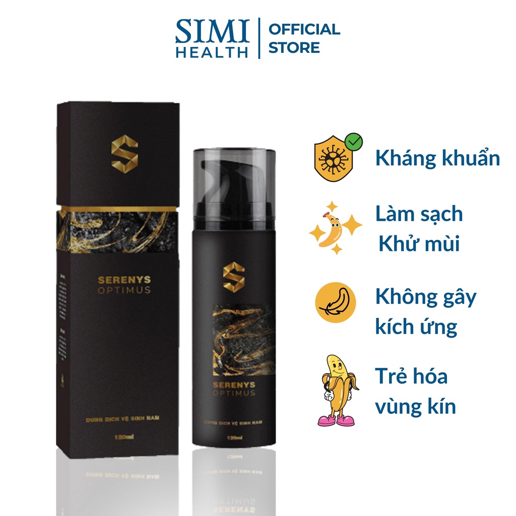 Dung dịch vệ sinh nam giới SERENYS OPTIMUS gel cao cấp trẻ hoá vùng kín khử mùi diệt khuẩn nấm ngứa nước rửa phụ khoa