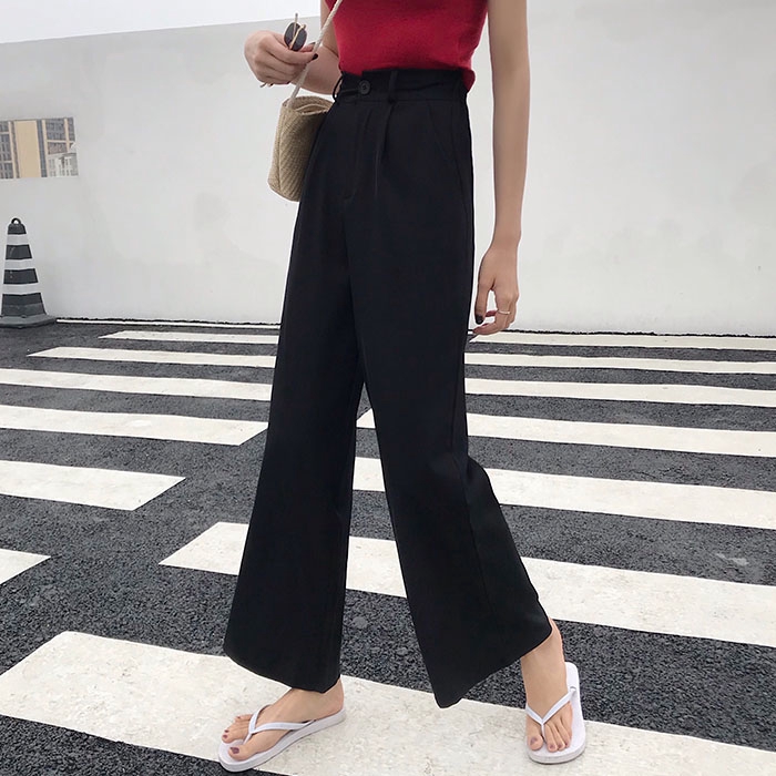 SUXI Quần Dài Lưng Cao Thiết Kế Mới Cho Phái Nữ