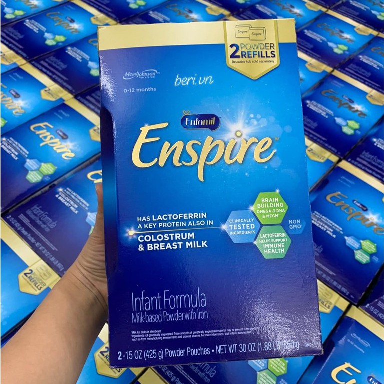  [Air • Date 1/23] Sữa Enfamil Enspire Infant Nội Địa Mỹ 850g