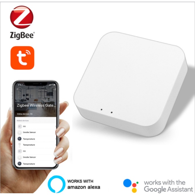 Bộ điều khiển trung tâm Zigbee Tuya, hub Zigbee Tuya kết nối Wifi kết nối nhiều thiết bị Tuya