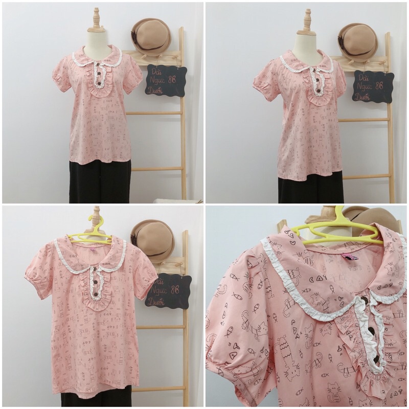 Áo kiểu Mori Girl áo xô xinh