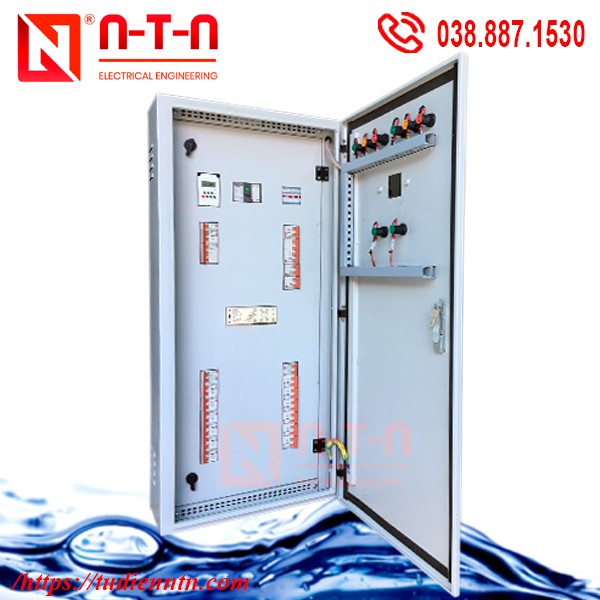 Tủ điện chiếu sáng tự động tích hợp ATS-Nguồn Tổng 3P-100A