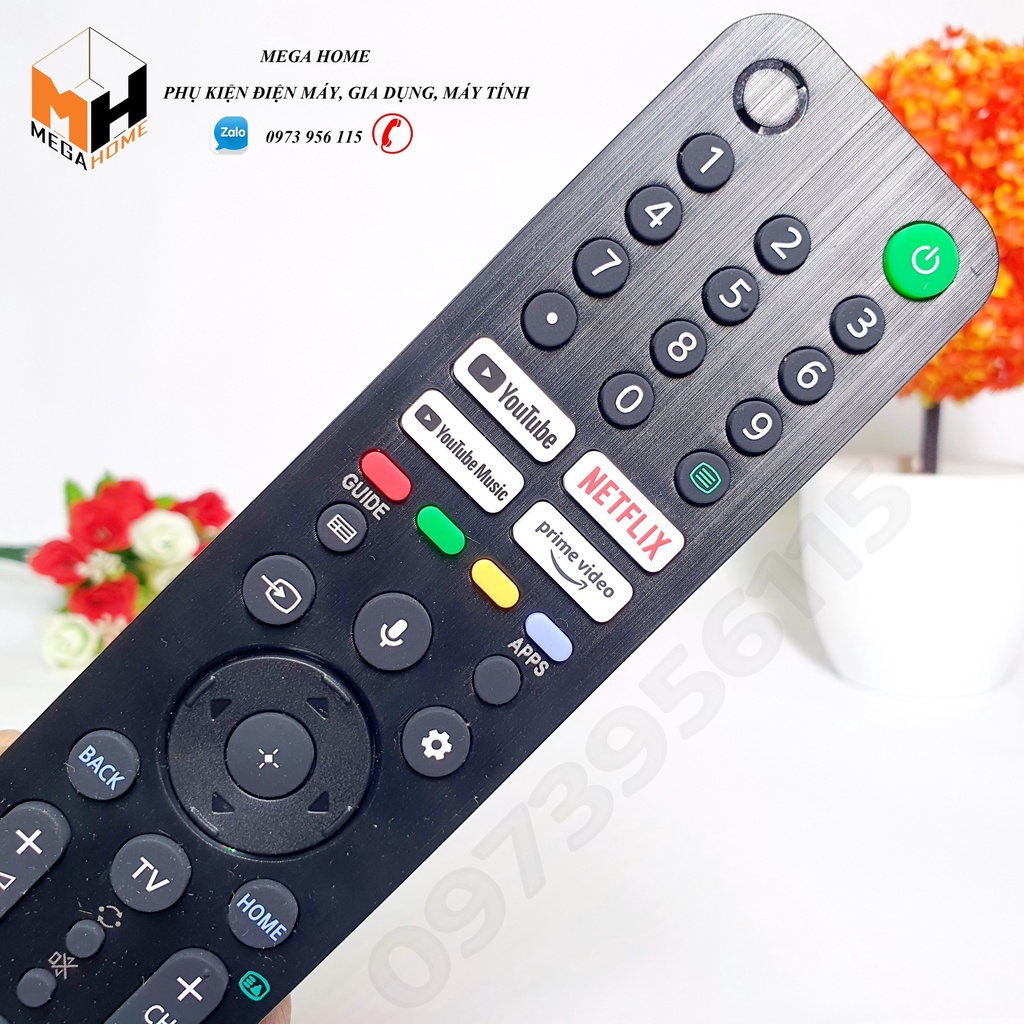 Điều khiển tivi sony giọng nói RMF-TX520  remote giọng nói tivi sony TX520 phím mềm bảo hành 1 đổi 1 30 ngày