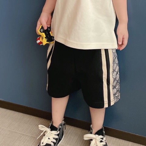 Set Áo Thun Ngắn Tay Và Quần Short Thời Trang Mùa Hè Mới Cho Bé Trai