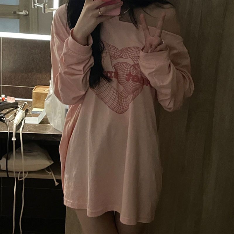 ÁO LỆCH VAI DÀI TAY MIX DÂY TRÂN CHÂU IN HÌNH HOẠ TIẾT