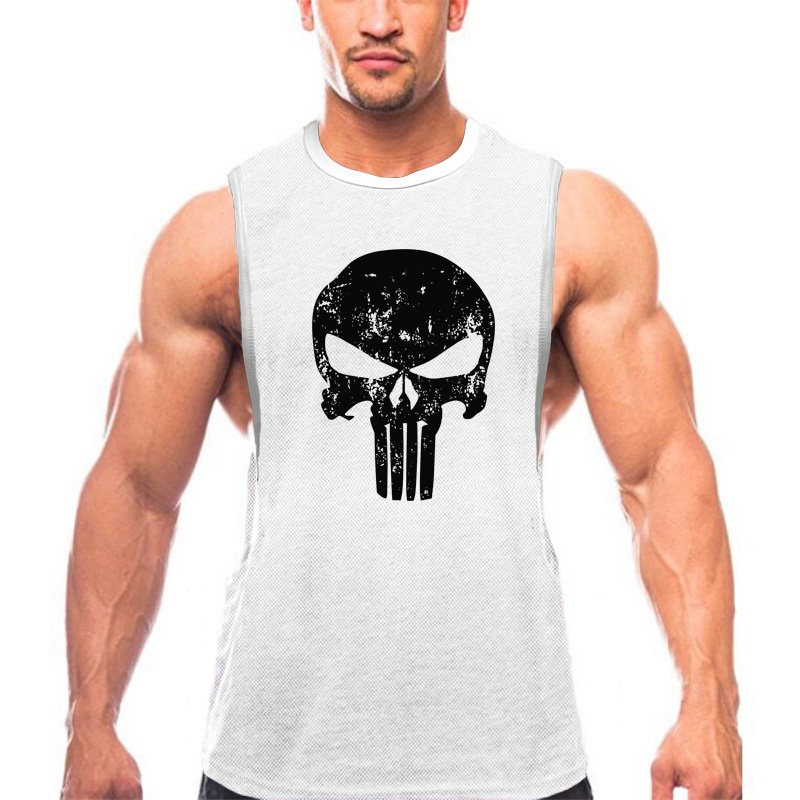 Áo Ba Lỗ Lưới Mùa Hè Nhanh Khô Thời Trang Cơ Bắp Cho Nam Tập Thể Hình