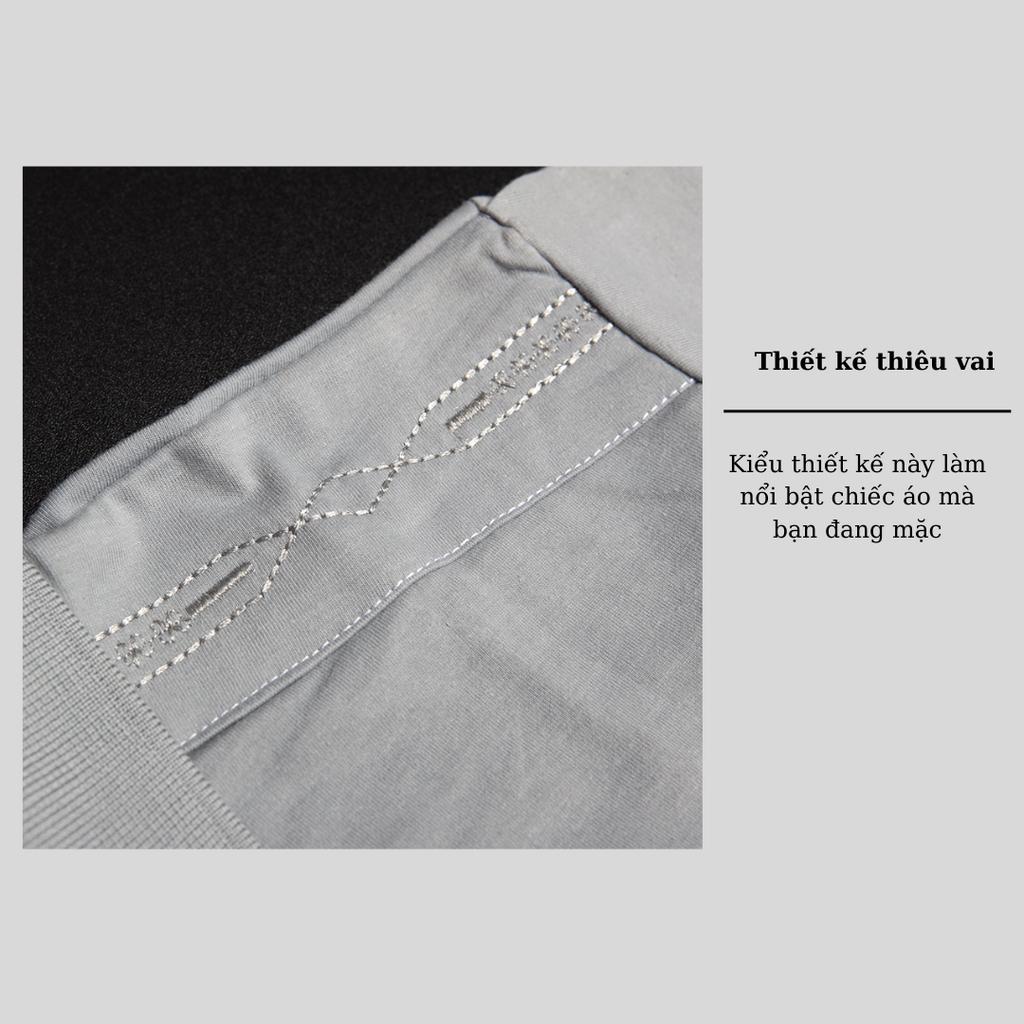 Áo thun nam trung niên ngắn tay có cổ vải cotton đẹp loại áo thun ngắn tay trung niên thiêu túi ATHUN13