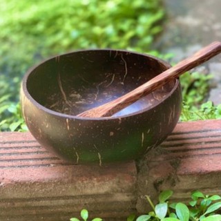 Bát gáo dừa phụ kiện trộn bột