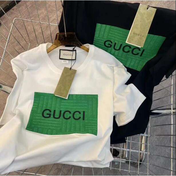 Mới Áo Thun Cotton Tay Ngắn In Họa Tiết Guc Đơn Giản Thời Trang Mùa Hè Cho Nam Và Nữ size S-6XL
