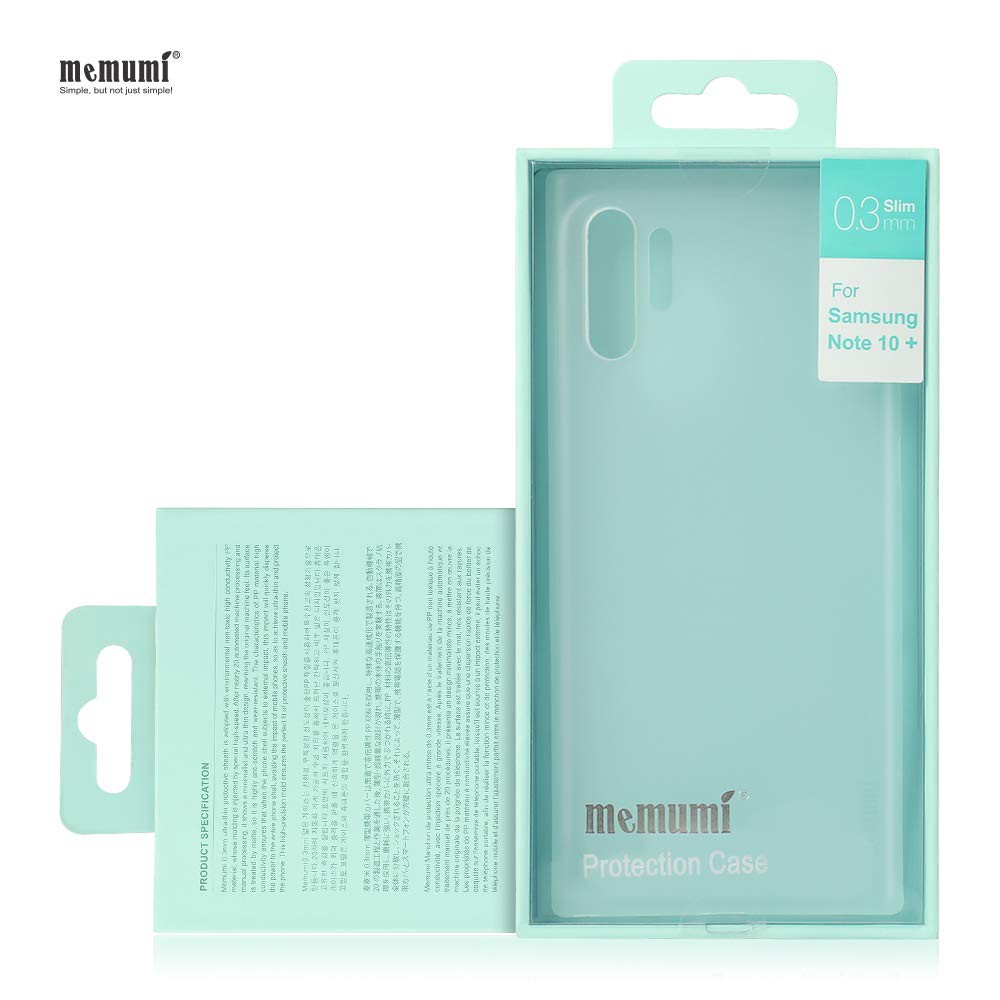 Ốp lưng Memumi siêu mỏng 0.3 mm cho Samsung Galaxy Note 10 Plus - Hàng nhập khẩu
