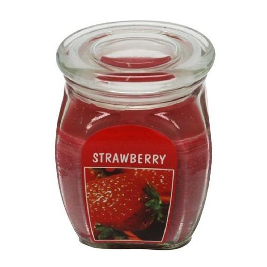 Hũ nến thơm Bolsius Strawberry BOL7957 540g (Hương dâu tây)