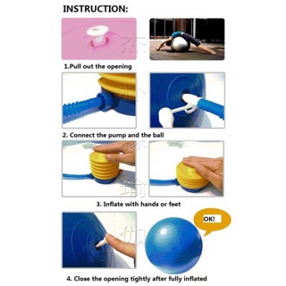 BÓNG TẬP YOGA BROSMAN 65CM