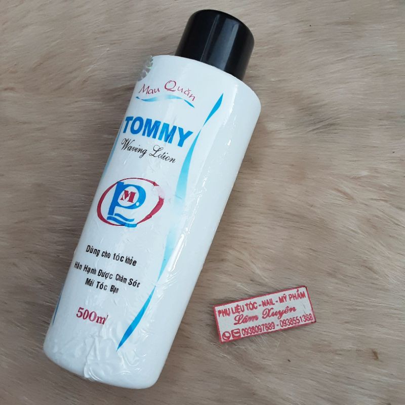 Thuốc uốn lạnh 🔥GIÁ RẺ🔥TOMMY 500ml, uốn lạnh mau xoăn, dễ thẩm thấu, dễ uốn, độ xoăn giữ lâu, thích hợp tóc nam lẫn nữ,