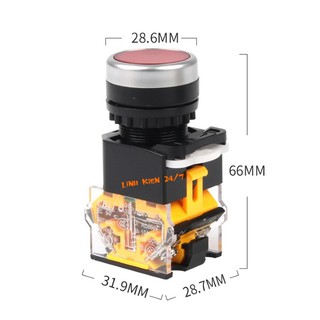 Công tắc nút nhấn giữ la38/203209b