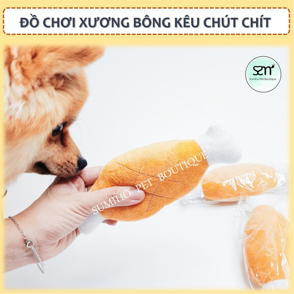 Đồ chơi tương tác với thú cưng Sumiho – Xương bông kêu chút chít