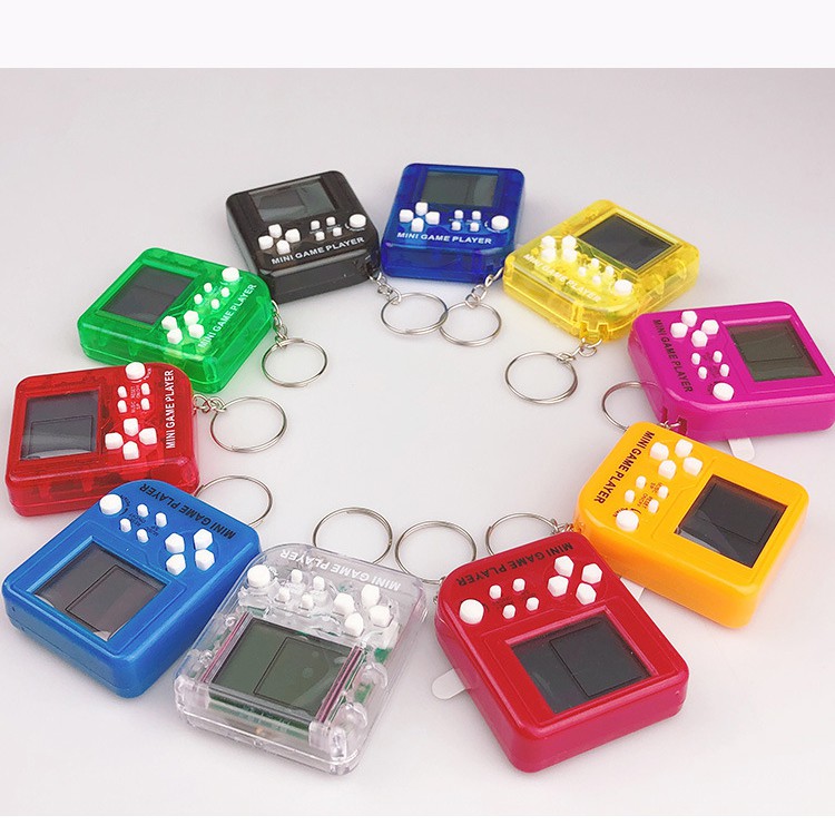 Combo 2 móc khóa máy chơi game Tetris Mini màu ngẫu nhiên