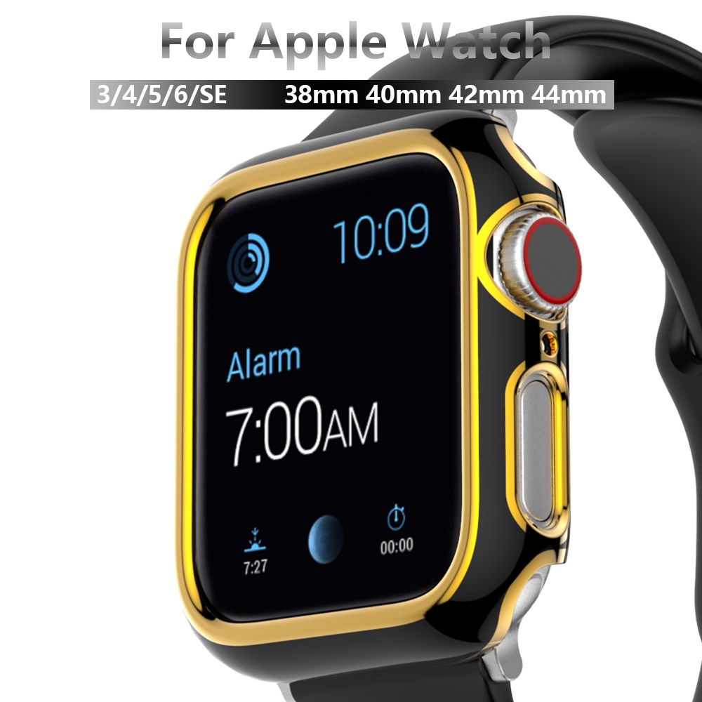 Ốp Bảo Vệ Bằng Nhựa Cứng Cho iwatch 7 series 6 se 5 4 3 41Mm 45mm 40mm 44mm 42mm 38mm