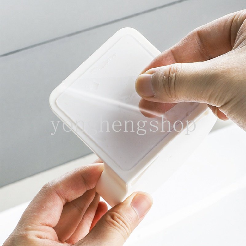 Giá Đỡ Xà Phòng Gắn Tường Hình Tròn Đơn Giản Không Cần Đục Lỗ Sắp Xếp Gọn Gàng Cho Nhà Bếp