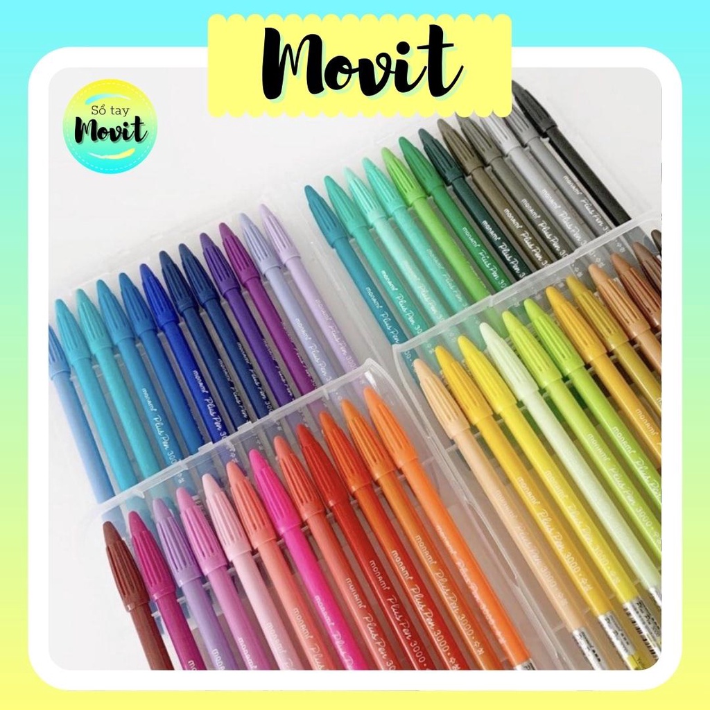 Bút màu Monami Plus Pen 3000 (40 màu tuỳ chọn)