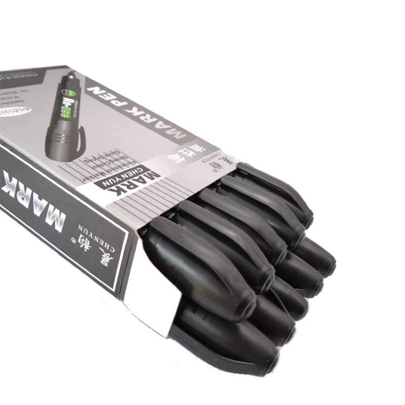 Bút lông dầu màu đen viết hàng không trôi không xoá được